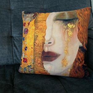 Decorative Pillow - Gustav Klimt Print